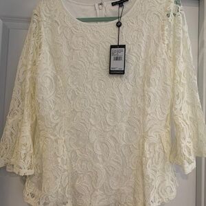 Beautiful Adrianna Papell Lace Top XL
